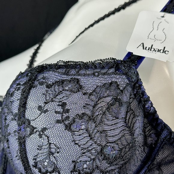 AUBADE MESH HALF CUP BRA - Picture 6 of 8